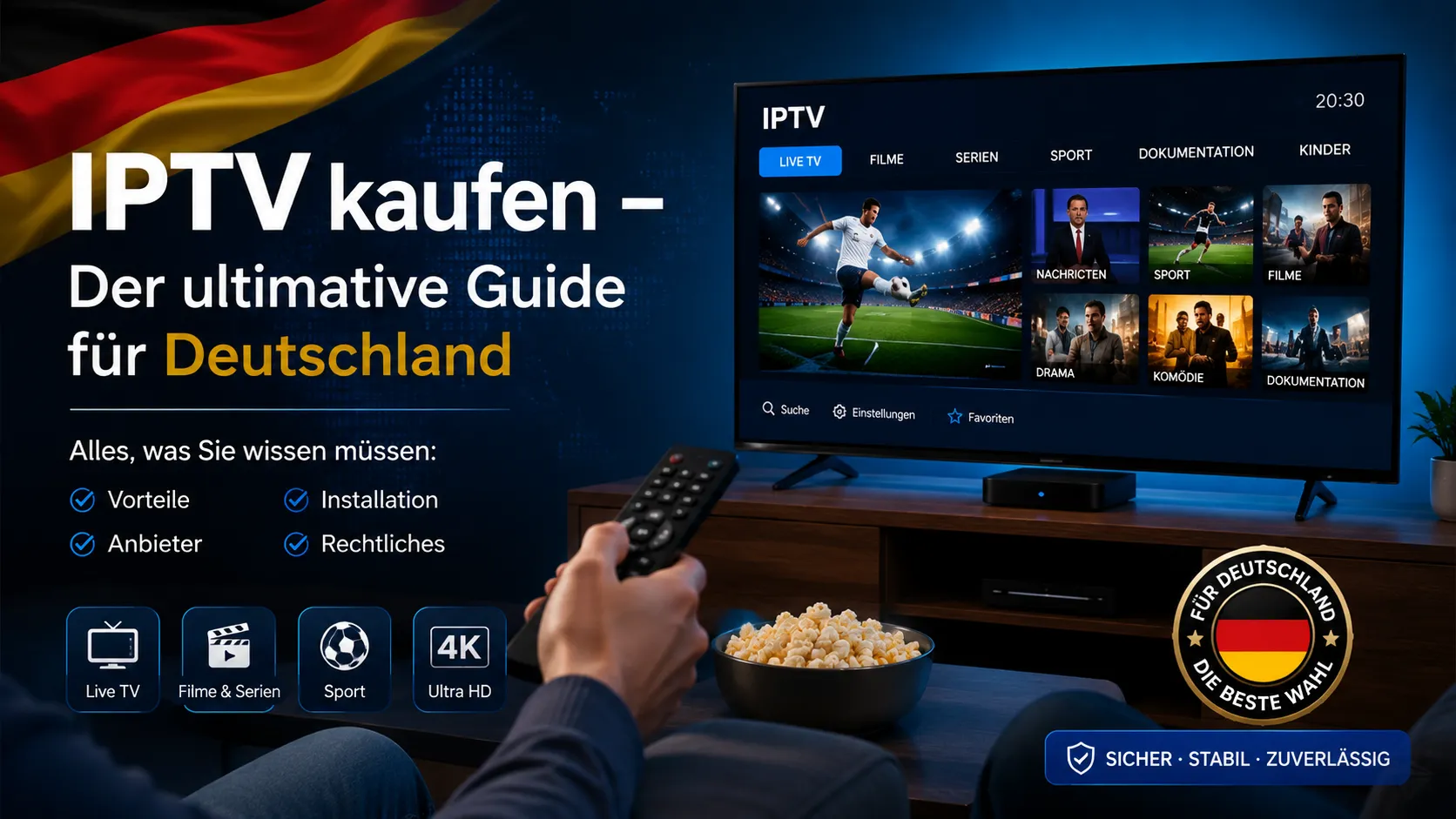 IPTV kaufen – Der ultimative Guide für Deutschland (2026)